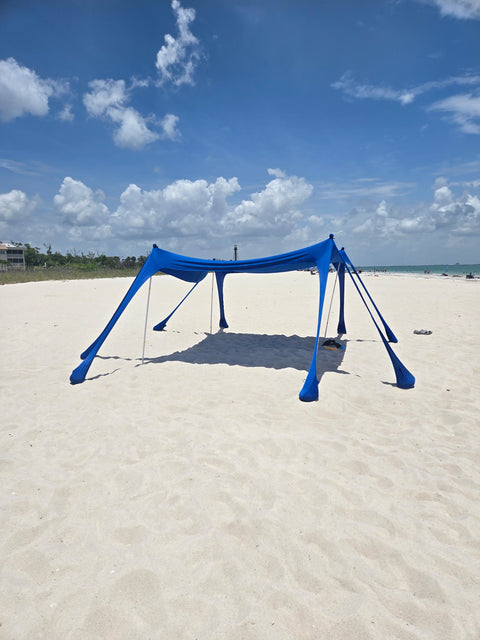 Premium Beach Shade Canopy Rental on Sanibel Island & Captiva