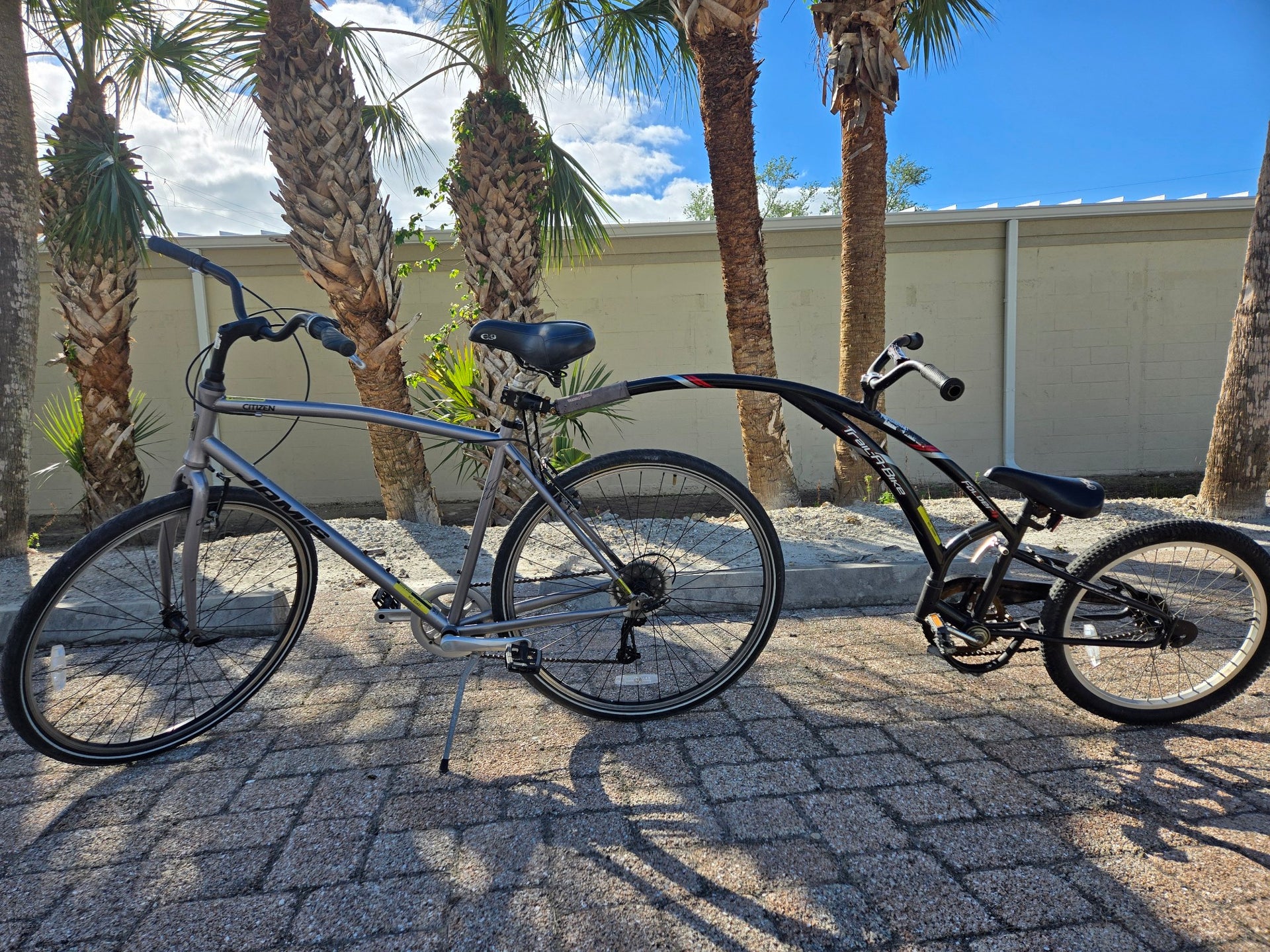 Homemade Tandem Bike Hitch Tandem Bicycle Adams Trail A Bike
